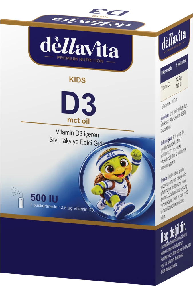 dellaVita Kids D3 ambalajı