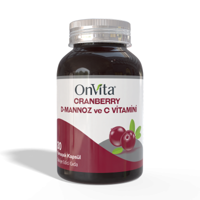 Cranberry D-Mannoz ve C Vitamini 30 Yumuşak Kapsül